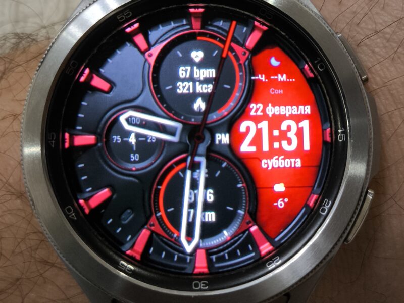 Циферблат Blackred