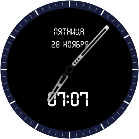 Циферблат Digital 7