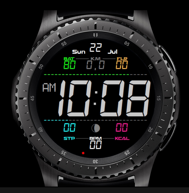 Нужно сделать такой же циферблат для Wear OS